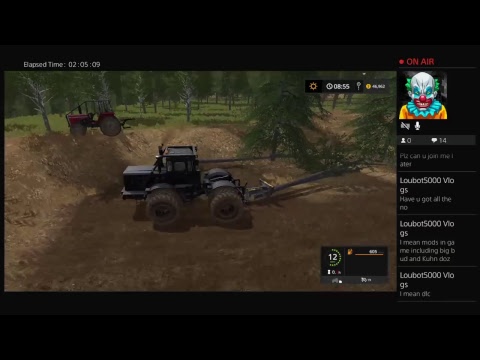Farm sim 17 (PS4) smokey mountain logging episode 1
