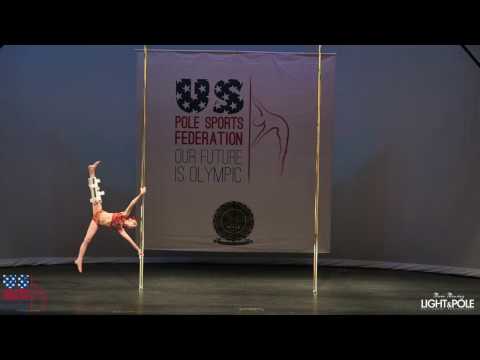 Pole Sport Championships 2017 - Competitive Junior A - 2nd Place - Cassidy Kite