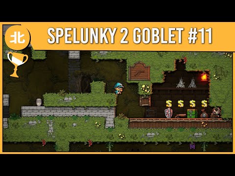 The Perfect Parabolic Arc | Spelunky 2 (Golden Goblet: Day 11)