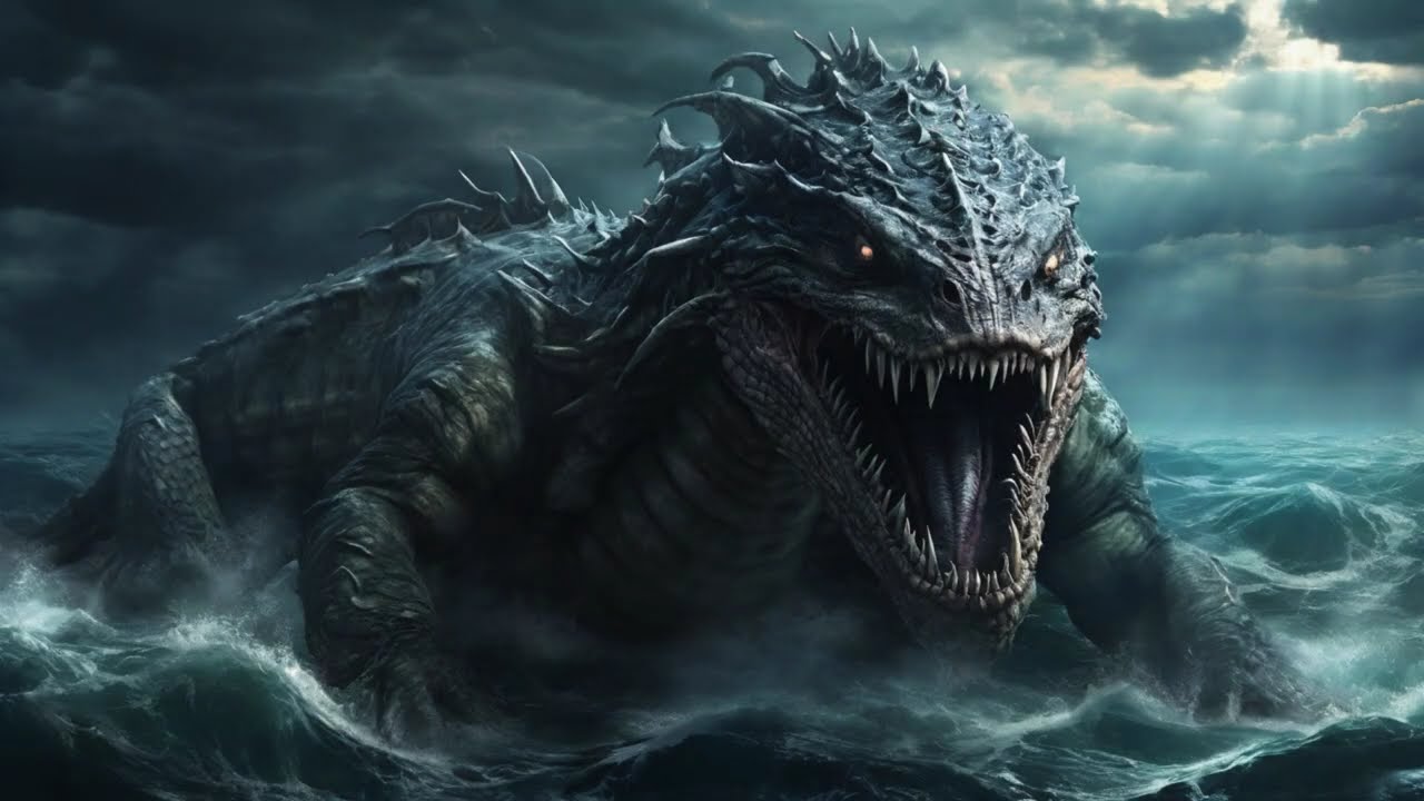 Leviathan: AI Creates SHOCKING Images of the Biblical Beast! | Imagin8 Art