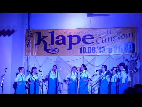 Klapa Teha - Ne karaj me mamo mila (Klape u Ćunskom 2013.)