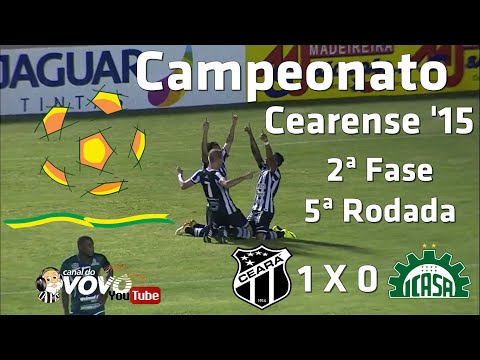 [Cearense '15] Ceará SC 2 X 0 ADRC Icasa - Marinho - Narração: Jota Rômulo