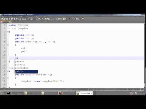 Constructor In C Net Tamil