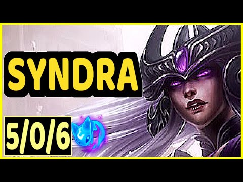 SYNDRA VS KATARINA - 5/0/6 KDA MID GAMEPLAY