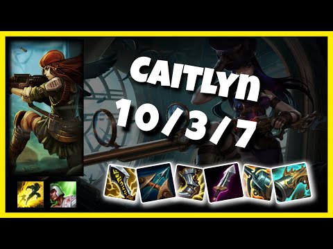 Caitlyn vs Ezreal TURKISH Challenger BOT (10/3/7) - v10.24