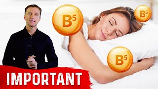 Vitamin B5, Adrenals &amp; Your Sleep