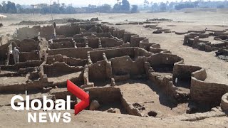 3,000-year-old "Lost Golden City" discovered under sands of Luxor, Egypt