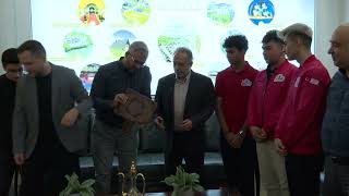 TEKNOFEST BAŞARISI İÇİN BAŞKAN YALÇIN’A ZİYARET