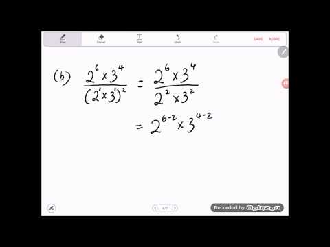 Bab 1 Matematik tingkatan 3 (2019):
1.2D Hukum Indeks- Indeks Negatif
