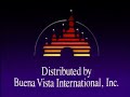 Walt Disney Television Buena Vista International Inc Logo 1986 1990 1987 1990 1990 1995