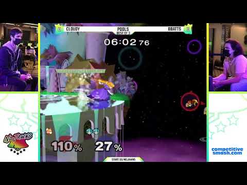 No Jawns 2: Pools - Cloudy (Fox) Vs. Bbatts (Peach) - SSBM Tournament