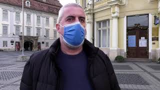 VIDEO Protest spontan împotriva taxei de salubritate în centrul Sibiului - Următorul va fi duminică 1 video