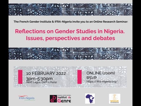 Reflections on Gender Studies in Nigeria : issues, perspectives and debates