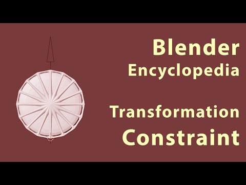 Blender (2.9) Encyclopedia - Transformation Constraint