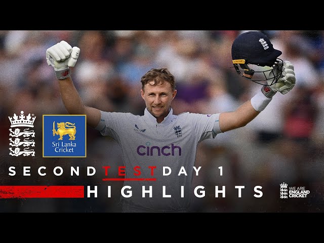 Joe Root Hits 33rd Test Ton | Highlights – England v Sri Lanka Day 1 | Rothesay Test 2024 Joe Root Hits 33rd Test Ton | Highlights – England v Sri Lanka Day 1 | Rothesay Test 2024