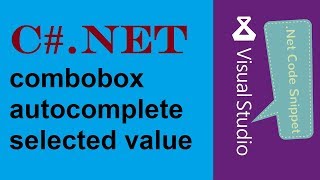 Download the video "CSharp Combobox Autocomplete Selected Value"
