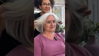 Das war die Grey Transition von Anja aus Nähe Berlin, 1000 Dank für das Vertrauen...#hair #greyhair