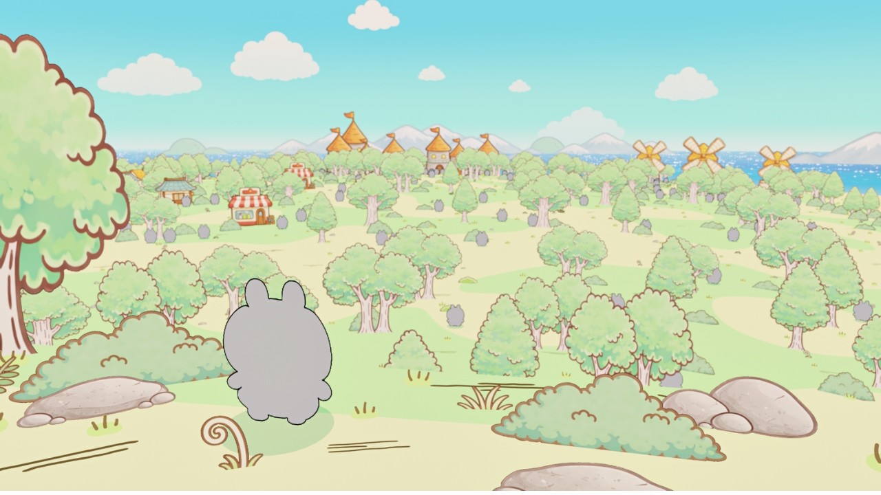 ちいかわ風オープンワールドをblenderで作ってみた【3D】