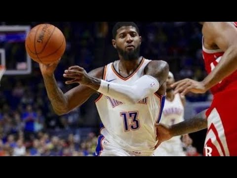 Paul George Highlights vs Rockets / Oct 3 / Rockets vs Thunder / NBA Preseason