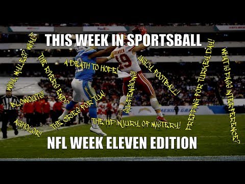 This Week in Sportsball: NFL Week Eleven Edition (2019)