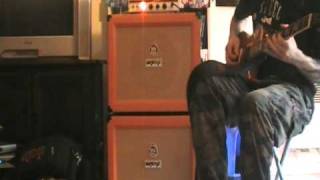 Video thumbnail for ORANGE Tiny Terror + 2 ORANGE ppc 112 test metal sound by Steel Rangers