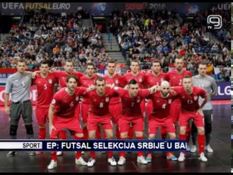 TV KANAL 9, NOVI SAD: EP: FUTSAL SELEKCIJA SRBIJE U BARAŽU