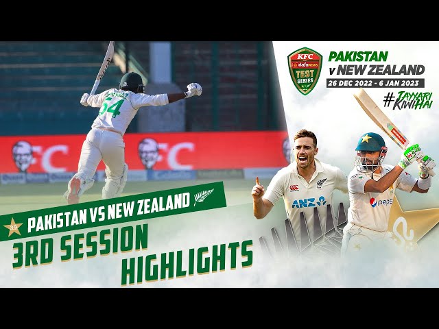 3rd Session Highlights | Pakistan vs New Zealand | 2nd Test Day 5 | PCB | MZ2L
