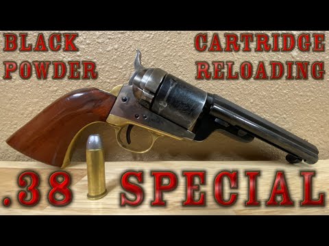 BLACK POWDER .38 Special Loads [HOW TO Black Powder Cartridge Loading / Reloading]
