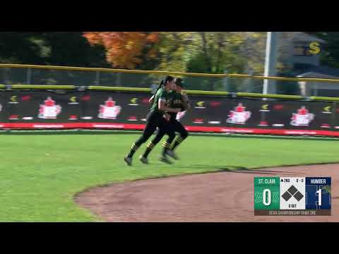 OCAA Softball Championship Gold Game 1: St. Clair vs. Humber Hawks thumbnail