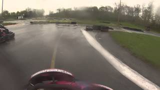 preview picture of video 'Karting Battle in Rain (@Summit Point Kart)'