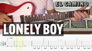 Lonely Boy Black Keys Guitar Tab Cover Lesson Tutorial