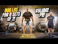 LET'S GO! 800 LBS FOR MORE REPS THAN I HAVE EVER DONE!