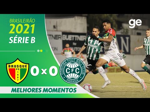 Gols e lances de Brusque x Coritiba