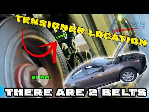 2015 (2014-2019) Mazda 3 2.0l EASY Belt Change - All belts: Water Pump, Alternator, Air Conditioning