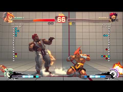 Eita [Akuma] vs GO TO GEO [Adon] SSF4 Japanese Online Ranked Matches - TRUE-HD
