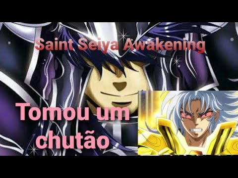Aiacos chutou o E.Saga. Saint Seiya Awakening duelos galácticos PVP.