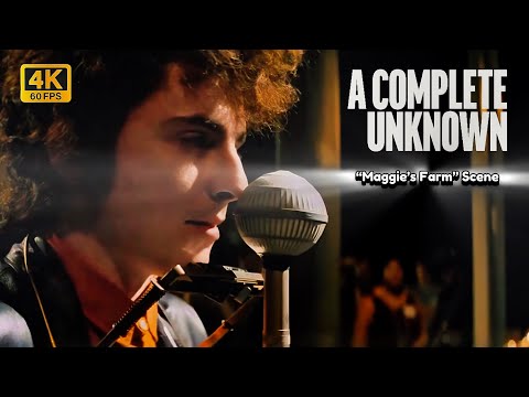 A Complete Unknown (2025) 4K - “Maggie’s Farm” Scene