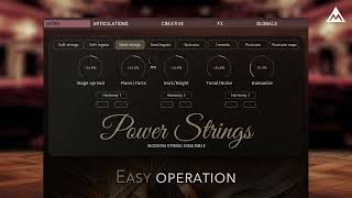 Video thumbnail for PowerStrings for MSoundFactory: Introduction by meldaproduction