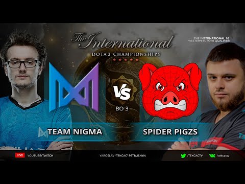 🔴Team NIGMA vs Spider Pigzs | The International 10: Western Europe Qualifier [RU]
