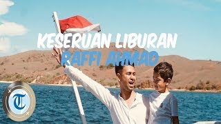 7 Potret Raffi Ahmad dan Nagita Slavina di Labuan Bajo hingga Foto Bareng Komodo