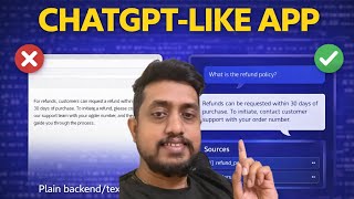 Turn Your RAG Pipeline Into a ChatGPT Like App🔥(Beginner Friendly)