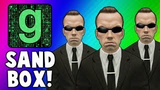 Gmod Matrix - Slow Motion Mod, Hungry Hippos, Dodgeball (Garry's Mod Sandbox Funny Moments)