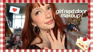 natural redhead girl-next-door makeup tutorial! 💌 (+ chat)