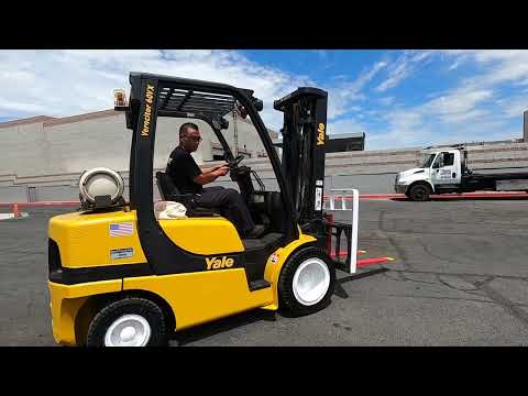YALE GLP060VXEVSE093 6,000lb LP(Propane) #746J - Forklift For Sale