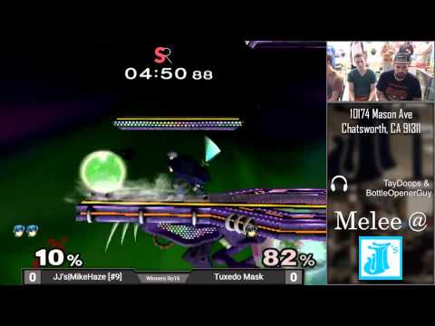 Melee at JJ's #21 - JJ's | MikeHaze (Marth/Falcon) vs. Tuxedo Mask (Marth) - Winners Ro16