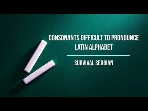 Consonants difficult to pronounce / Survival Serbian / #3