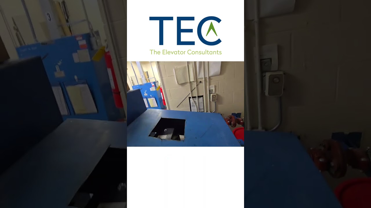 Inside an Elevator Machine Room: Unique Oil Tank & Valve System