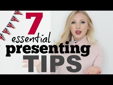 7 Tips for Presenting & Public Speaking Video