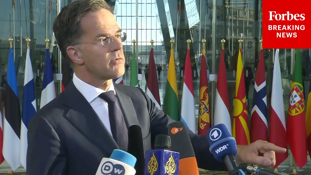 Video | NATO Sec.-Gen. Mark Rutte Speaks To Reporters After Trump Signs Iran Deal