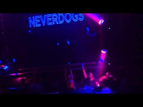 Neverdogs at Music On Opening party 2014 Amnesia Ibiza 6 june Light Wall